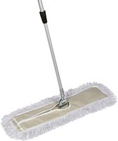 Tidy Tools 30 Inch Cotton Dust Mop - 30'' X 5'' Wide Mop Head with Cut Ends (60 Inch Extendable Metal Telescopic Handle)