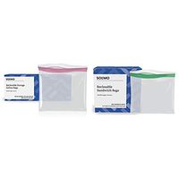 Amazon Brand - Solimo Gallon Food Storage Bags, 120 Count & Sandwich Storage Bags, 300 Count