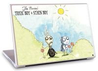 GelaSkins Tim Burton Toxic Boy & Stain Boy For 13.3" Mac & 13.3/14.1" PC Laptop