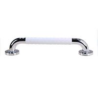 Bathroom safety rails Bathroom handrails, bathroom Non-slip Safety Stainless steel armrest (Color : White, Size : 48cm)