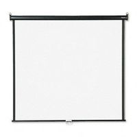 QUARTET Wall or Ceiling Projection Screen, 60 x 60, White Matte, Black Matte Casing (Case of 2)