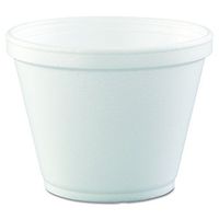 Dart 12SJ20 Food Containers, Foam,12oz, White, 25 per Bag (Case of 20 Bags)