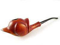 Fashion Pear Churchwarden Handcrafted"BLOSSOM" Pipe Tobacco Long Lady Pipes