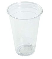 [200 Count] 16oz Clear Plastic Disposable Cups - Premium 16 oz (Ounces) Crystal Clear PET Cup (No Lids) for Cold Drinks Iced Coffee Tea Juices Smoothies Slush Soda Cocktails Beer Sundae Kids Safe