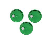 5 Gallon Bucket Lids, Green Reike Flex Spout Plastic Bucket and Pail Lid-UN Rated-3 Pack