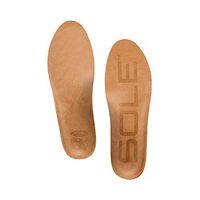 SOLE Casual Thin Insoles for Men and Women, Light Brown, 6