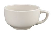 Vertex China VRE-56 Vista Cappuccino Cup, 4-11/16", 12 oz, Bone White (Pack of 36)