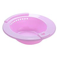 SUPVOX Portable Sitz Bath Toilet Soaking Bath Over-The-Toilet Hip Bath for Pregnant Women(Purple)
