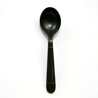 Empress Polystyrene Black soupspoon, 1000 per case