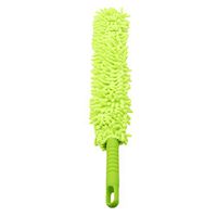 Edtoy Car Flexible Double-sided Window Brush, Microfiber Hand Duster, Kitchen and Automotive Cleaning Supplies (green)