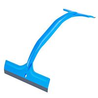 AD AIDO Shower Window Squeegee, Double-Head Silicone Wiper & Unique Non-Slip Curved Handle, Streak-Free Cleaner, All-Purpose Shower Squeegee for Windshield Shower Doors, Windows, and Mirrors
