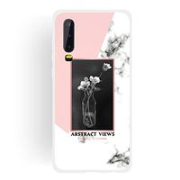 JUNXI Phone case Phone Cover Vase Pattern Matte Semi-Transparent TPU Marble Phone Case for Huawei P30 Simple Shaped and Comfortable