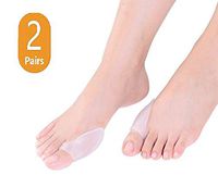 DUORUI 2 Pairs/4PCS Bunion Guard, Soft Gel Toe Bunion Guards, Bunion Pads Gel - Stop Friction and Wear Shoes Comfortably.