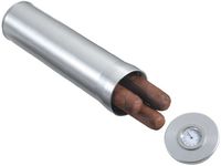 New - Worldwide Aluminum Cigar Tube/Travel Humidor - VCASE111A