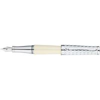Cross Sauvage Ivory / Python Broad Point Fountain Pen - AT0316-2BD