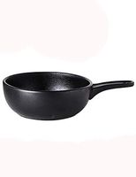Bowl Handle Ceramic Bowl Frosted Black Texture Soup Bowl Home 7 Inch Dish Bowl Black Bowl Western Salad Bowl Instant Noodle Bowl 1100ml Household tableware, retro bowl