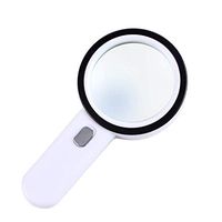 Loupe Magnifier High Definition Optical Lamp Reading 30 Times Enlargement Mirror 100MM Antique Hand held Magnifying Glass LIXFDJ Vision Assisted Magnification