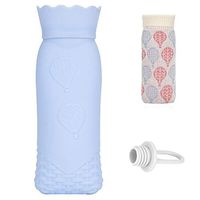 Winter Warm Silicone hot Water Bottle with Knit Cover