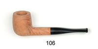 Savinelli Pipe grezza (Waxed) Model 106 with 9mm Hole