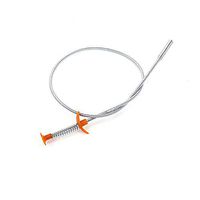 60/ 83cm Spring Drain Bendable Pipe Cleaner Sink Drain Clog Cleaner Water Sink Cleaner Bathroom Toilet Pipes Cleaning Tool Snake Unblocker Kitchen Bath Rod Hair Remover Spring Pipe Dredging Tool