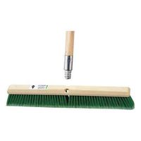 Push Broom, Head and Handle, 18", Green