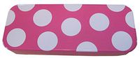 Pink and White, Tin, Eco-Friendly, Mini Pencil Box. Use As Pencil, Jewelry, Gift, Candy, Baby Shower, Make-up, Wedding Favor or Birthday Gift Box