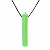 ARK's Krypto-Bite XT Chewable Gem Necklace Chew Jewelry (Extra Tough, Green)