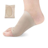 Hmulan Compression Arch Support Sleeves Sock with Comfort Gel Pad,Arch Brace for Flat Feet Cushions for Women & Men, Plantar Fasciitis Sleeves Shoe Insert Insole, Helps Foot Pain Relief, 1 Pair