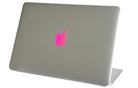 Pink Sparkles Macbook Air Logo Color Changer Vinyl Sticker Decal Mac Apple Laptop Shiny Sparkly Glitter