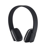 Bluetooth Headphones Over Ear, YiMiky Lightweight Retractable Stereo Sport Bluetooth Headset Wireless Noise Cancelling Eadphones Built in Microphone for PC, TV Watch,iPhone 11,Galaxy S10/S10e (Black)