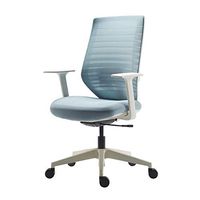 ZLFLD Office Chair Executive Chair Comfortable and Waterproof Table Durable and not Easy to wash Table Computer Table and Office Swivel Chair Office Chair (Color : Blue)