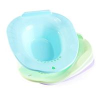 Portable Bidet for Toilet Personal Washing Bowl Toilet Dish Simple Hygiene Solution - Easy to Clean and Empty for Hemorrhoids Patients on The Hip Bath - Random Color