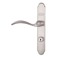 Larson 20297817 QuickFit Curved Handle Set With Keyed Deadbolt Lock (Fits Larson Storm Doors With QuickFit Lockset), Brushed Nickel (NOT Designed as Replacement Handle for Existing Locks)