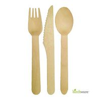Birchware Classic - 100 - Forks, 100 - Spoons, 100 - Knives