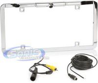 Boyo VTL275 Rear-view camera with chrome license plate frame