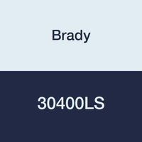 Brady 30400LS Polyester Protective Overlay for Paper Label, 5.75" W x 4" H, Clear (Pack of 100)