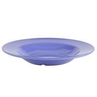 Yanco MS-5811BU Mile Stone Pasta Bowl, 16 OZ Capacity, 1.5" Height, 11" Diameter, Melamine, Bule Color, Pack of 24