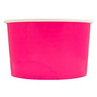 Valentine's Day Pink Paper Ice Cream Cups - Large 20 oz Dessert Bowls - Perfect For Your Yummy Food & Treats - Frozen Dessert Supplies - 600 Count