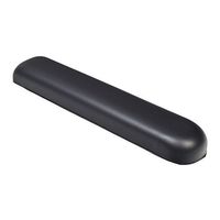 Alvey 14" Black Vinyl Co-Molded Full Length Armrest Pad for Jazzy Power Chairs