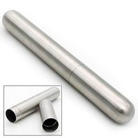 Stainless Steel Cigar Tube Holder Airtight,Stainless Steel Cigar Holder Tube Pipe Travel Carry Case Holder