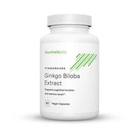 Illuminate Labs Ginkgo Biloba Extract Capsules | 240 mg | Supports Focus, Concentration, Memory, Short-Term Cognitive Function | Third-Party Tested to Meet European Union Dietary Supplement Standards