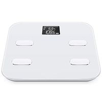 JXSHQS Intelligent Body Fat Scale Home Bluetooth Weight Scale Female Accurate Human Scale Baby Electronic Scale Body Fat Scale (Color : White)