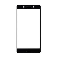 JUNXI Phone case Phone Cover Front Screen Outer Glass Lens for Nokia 6(Black) Full Coverage and HD Clear (Color : Black)
