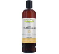 Banyan Botanicals Vata Massage Oil - Certified Organic, 12 oz - Relaxing, warming, grounding - Warm herbs that support vitality and vigor and promote calmness and strength