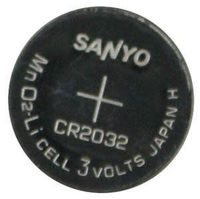 Replacement Sanyo CR2032 Button Cell Battery 3V 220 Mah, Lithium
