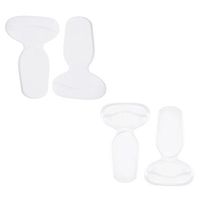 2 Pairs T Shape Back Heel Grips Pads Cushion Liner Stickers Insole Back Foot Protector High Heels Insert Support Gel for High Heels Blisters Protection