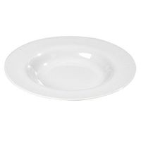 Yanco MS-5809IV Mile Stone Pasta Bowl, 13 OZ Capacity, 1.25" Height, 9.25" Diameter, Melamine, Ivory Color, Pack of 24