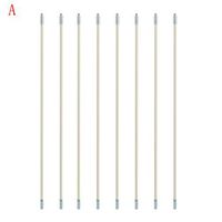 Tuscom Dryer Cleaning Brush Extension Rods Extends Up to 16 Feet Synthetic Brush Head Extender Rods - Dryer Replacement Parts (8 Pieces)