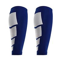 ZumZup Leg Compression Socks Compression Sleeve Pain Relief Guard for Sports Blue XL