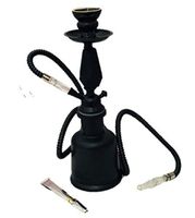 1 Hose Modern Style Colored Hookah Shisha Set (Black)